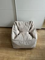 Kinderzitzak Stoel - Ribfluweel - Beige, Ophalen, Zo goed als nieuw, Beige, Zitzakstoel