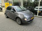 FIAT 500C TURBO CABRIO ECC L.M. VELGEN BLUET., 945 kg, Stof, Gebruikt, Euro 6