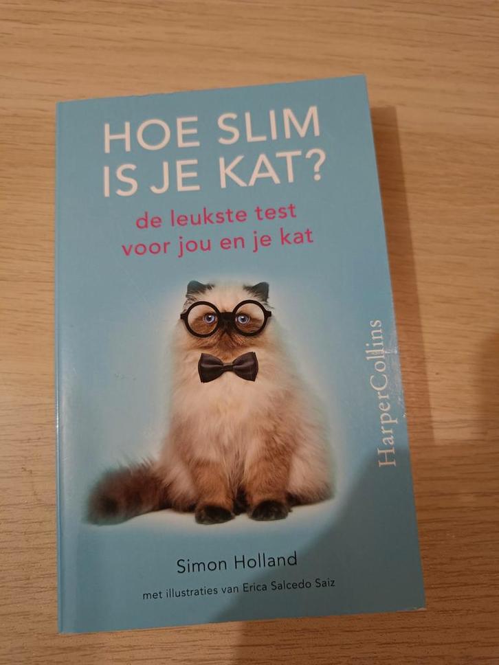 Simon Holland - Hoe slim is je kat?, Boeken, Overige Boeken, Zo goed als nieuw, Ophalen of Verzenden