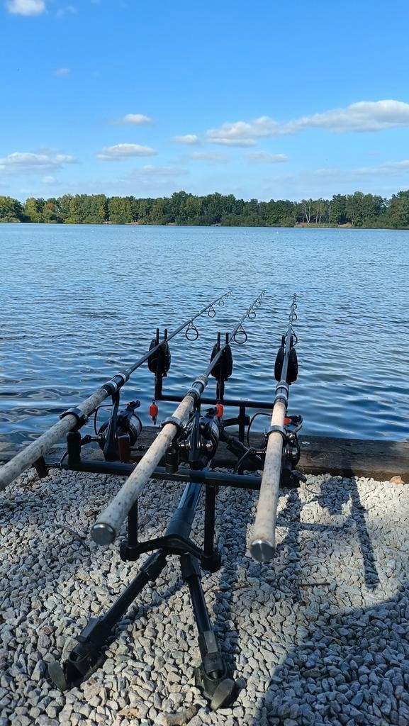 3 stuks free spirit ctx 12ft 3lb., Watersport en Boten, Hengelsport | Karpervissen, Zo goed als nieuw, Werphengel, Ophalen