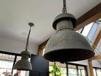 HKliving Warehouse L industriële Hanglamp 2 stuks als nieuw!, Ophalen, Zo goed als nieuw, Metaal, Minder dan 50 cm