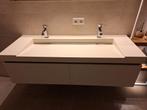 Dubbele Design Wastafel Badkamer, Ophalen, 100 tot 150 cm, Zo goed als nieuw, Minder dan 100 cm