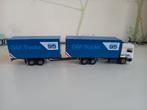 Daf 95 bakwagen met wipkar  -tekno-, Hobby en Vrije tijd, Modelauto's | 1:50, Ophalen of Verzenden, Zo goed als nieuw, Bus of Vrachtwagen