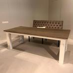 OPRUIMING Bas eettafel eiken 599,-., Ophalen, Eikenhout, 50 tot 100 cm, Landelijk