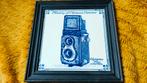 Vintage Olympus Camera Tegel -  Olympus Flex 1952, Antiek en Kunst, Antiek | Wandborden en Tegels, Ophalen of Verzenden
