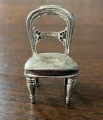 Plaatskaarthouder verzilverd, Antiek en Kunst, Antiek | Goud en Zilver, Ophalen of Verzenden, Zilver