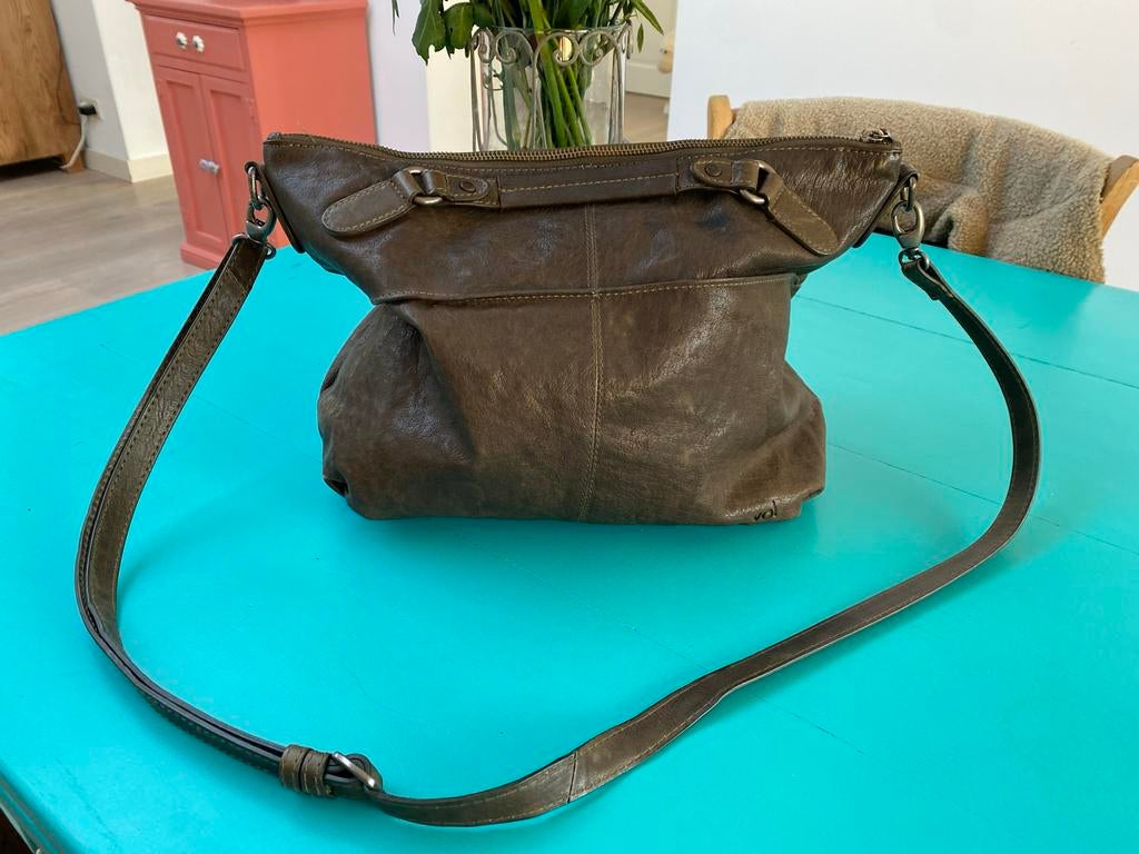 Voi, Mooie leren tas - weinig gebruikt!, Sieraden, Tassen en Uiterlijk, Tassen | Damestassen, Ophalen of Verzenden, Zo goed als nieuw
