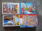 4 puzzels Rotterdam, Alkmaar Kaasmarkt Londen New York, Hobby en Vrije tijd, Denksport en Puzzels, Ophalen of Verzenden, 500 t/m 1500 stukjes