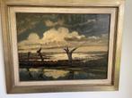 Knotwilgen A.G. Hulshoﬀ Pol (1883 -1957), Antiek en Kunst, Kunst | Schilderijen | Klassiek, Ophalen