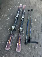 Ski’s 160 cm met skistokken, 160 tot 180 cm, Zo goed als nieuw, Ski's, Ophalen