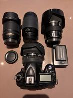 Nikon D90 incl 4 objectieven !!, Audio, Tv en Foto, Fotografie | Lenzen en Objectieven, Ophalen, Gebruikt, Standaardlens