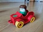 Vintage Duplo 2620 Rode Auto met Piloot, Ophalen of Verzenden, Gebruikt, Complete set, Duplo