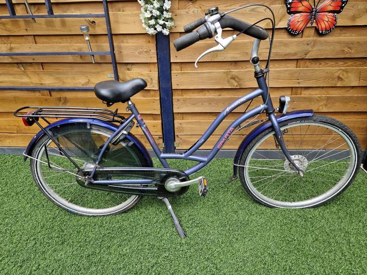 Moederfiets Sparta Amazone, Fietsen en Brommers, Fietsen | Dames | Moederfietsen, Gebruikt, Sparta, 47 tot 50 cm, 0 zitjes, Dubbele standaard