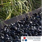 Kantopsluiting zwart gecoat modern opsluitrand tuin rond pad, Overige materialen, Verzenden, Zwart, Overige typen