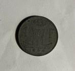1 franc België 1944, Ophalen of Verzenden, Losse munt