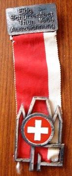 Eremedaille, Schuttersfeest in Thun, Zwitserland, 1969, Postzegels en Munten, Penningen en Medailles, Verzenden, Overige materialen