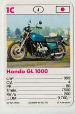 F2 motorkaartje 1c honda gl 1000, Ophalen of Verzenden, Zo goed als nieuw, Motoren