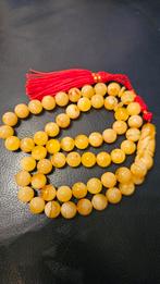 Baltische Amber Barnsteen Tesbih Ketting - 57 Kralen, Ophalen of Verzenden, Overige materialen, Ketting