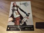 Final Fantasy XIII dubbelzijdige poster, Verzamelen, Posters, Gebruikt, A4 of kleiner, Verzenden, Overige onderwerpen