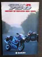 Brochure - History of Suzuki GSX-R 750 (1985 - 2000), Motoren, Handleidingen en Instructieboekjes, Verzenden, Suzuki