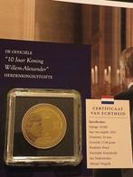 Herdenkingspenning "10 Jaar Koning Willem Alexander", Ophalen of Verzenden, Overige landen, Losse munt, Geboorte of Huwelijk