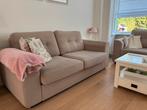 GRATIS AF TE HALEN! 2 beige banken!, Gebruikt, 150 tot 200 cm, Tweepersoons, 75 tot 100 cm