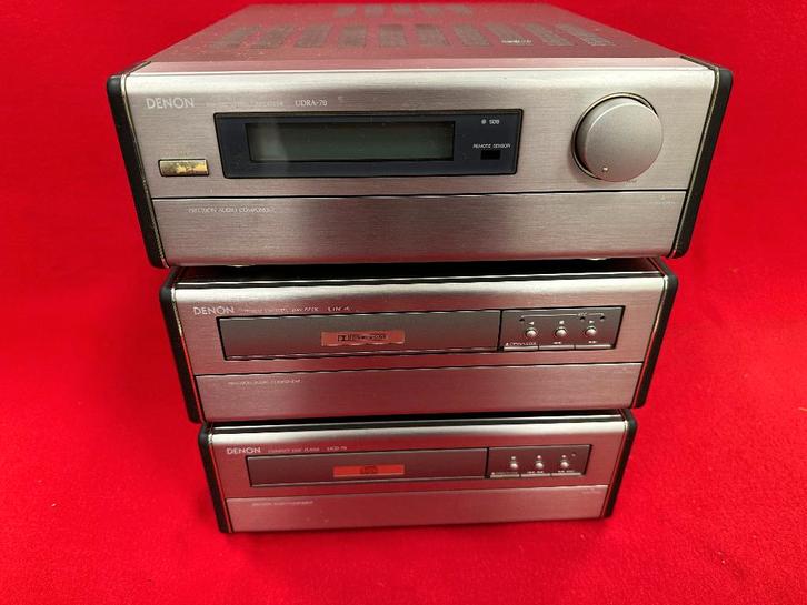 Denon Audioset met Receiver, CD-Speler en Cassette recorder, Audio, Tv en Foto, Stereo-sets, Refurbished, Cassettedeck, Cd-speler