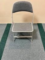 Grijze gstoel - Opvouwbaar 80 stuks, Caravans en Kamperen, Kampeermeubelen, Ophalen of Verzenden, Zo goed als nieuw, Campingstoel
