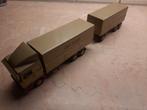 Lion Toys DAF 3300 Vrachtwagen + aanhanger Goudkleurig 1:50, Hobby en Vrije tijd, Modelauto's | 1:50, Ophalen of Verzenden, Zo goed als nieuw