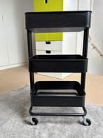 IKEA Raskog trolley / roltafel zwart (als nieuw), Ophalen, Zo goed als nieuw