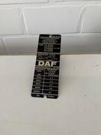 Oldtimer daf fa2000 fm2000 truck chassis plaat plaatje, Verzamelen, Overige Verzamelen, Ophalen of Verzenden, Zo goed als nieuw