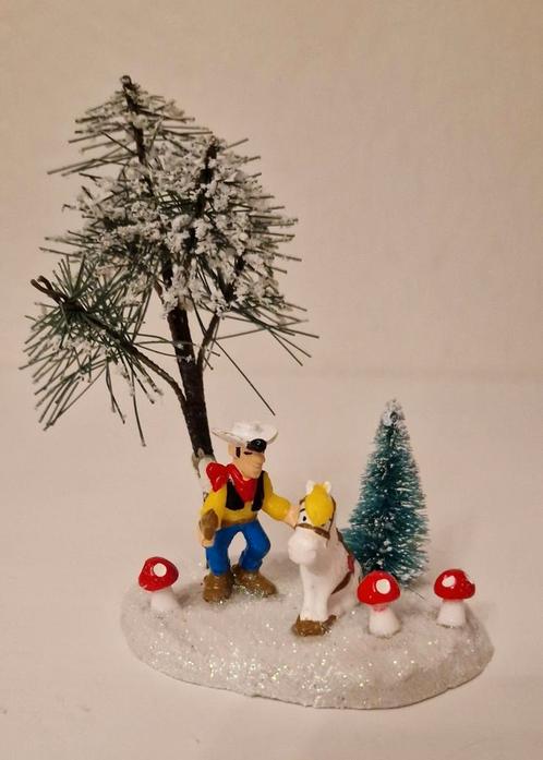 Leuk Beeldje van 
Lucky luke, Diversen, Kerst, Zo goed als nieuw, Ophalen of Verzenden