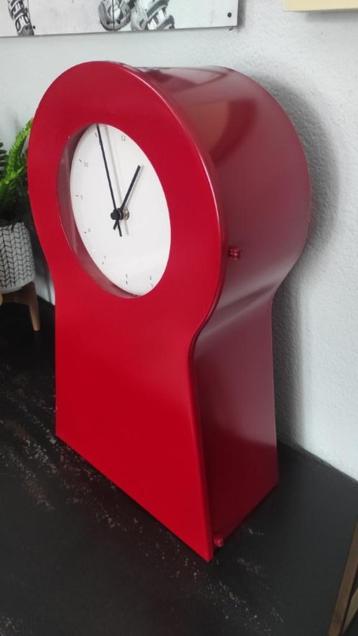 Vintage klok Ikea PS collectie rood  beschikbaar voor biedingen