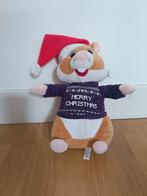 AH merry christmas hamster knuffel, Kinderen en Baby's, Speelgoed | Knuffels en Pluche, Ophalen, Zo goed als nieuw, Overige typen