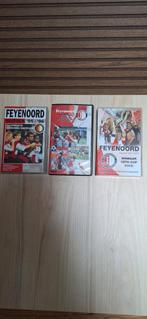 Feyenoord videobanden  3 stuks, Alle leeftijden, Ophalen of Verzenden, Gebruikt, Tv-serie of Tv-programma