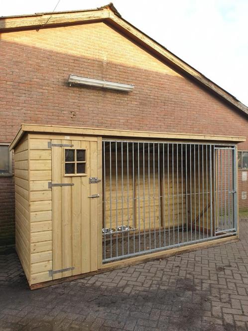 maatwerk HONDENHOK - verblijf kennel nachthok - van hout, Dieren en Toebehoren, Hondenhokken, Nieuw, Hondenhok, Ophalen of Verzenden