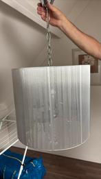Kroonluchter lamp zgan 45 doorsnede 40 hoog zilver, Ophalen of Verzenden, Zo goed als nieuw, Rond, 25 tot 50 cm