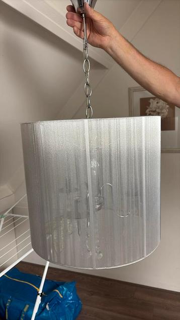 Kroonluchter lamp zgan 45 doorsnede 40 hoog zilver beschikbaar voor biedingen