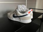 Nike dunk low maat 47,5 Football Grey/Wit/ Midnight Navy, Ophalen of Verzenden, Zo goed als nieuw, Schoenen
