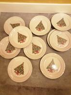 Kerstborden 4 6 10 kerst borden bord dinerborden 30 kerstboo, Keramiek, Ophalen of Verzenden, Zo goed als nieuw, Bord(en)