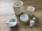MAESTRICHT!Drie ZalfPotten,Vijzel,Wandhanger Gaaf! Sámen:, Antiek en Kunst, Ophalen of Verzenden