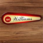 Williams flipperkast logo lamp, Ophalen of Verzenden, Zo goed als nieuw, Lichtbak of (neon) lamp