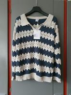 Knit by Maicazz Beige en Blauwe Trui – Maat M – Nieuw, Ophalen of Verzenden, Nieuw, Maat 38/40 (M), Beige