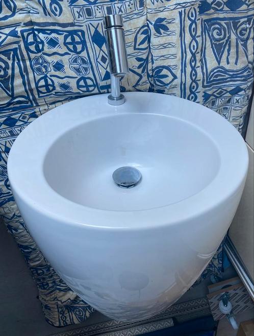 Laufen Alessi One staande design wastafel., Doe-het-zelf en Verbouw, Sanitair, Zo goed als nieuw, Wastafel, Ophalen