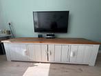 Tv meubel van steigerhout, Huis en Inrichting, Kasten | Dressoirs, Ophalen, Zo goed als nieuw, 25 tot 50 cm, 200 cm of meer