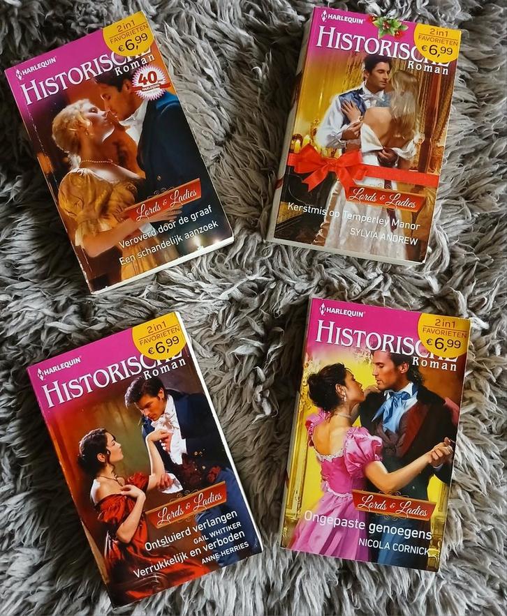 HARLEQUIN HISTORISCHE ROMANS- LORDS & LADIES, Boeken, Historische romans, Zo goed als nieuw, Ophalen of Verzenden