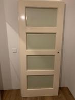 3 Opdekdeuren: 2x met glazen ramen, 1x zonder ramen, Doe-het-zelf en Verbouw, Deuren en Horren, Ophalen, Gebruikt, 80 tot 100 cm
