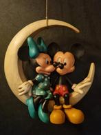 Disney Mickey & Minnie op de Maan - Decoratie, Ophalen of Verzenden, Mickey Mouse, Gebruikt, Beeldje of Figuurtje