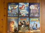 6 dvd Little Mermaid, Aristokatten, Reddertjes, Lion King, K, Tekenfilm, Verzenden, Zo goed als nieuw, Alle leeftijden