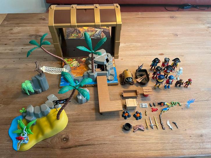 Playmobil Schatkist - Zeer Compleet!, Kinderen en Baby's, Speelgoed | Playmobil, Zo goed als nieuw, Complete set, Verzenden